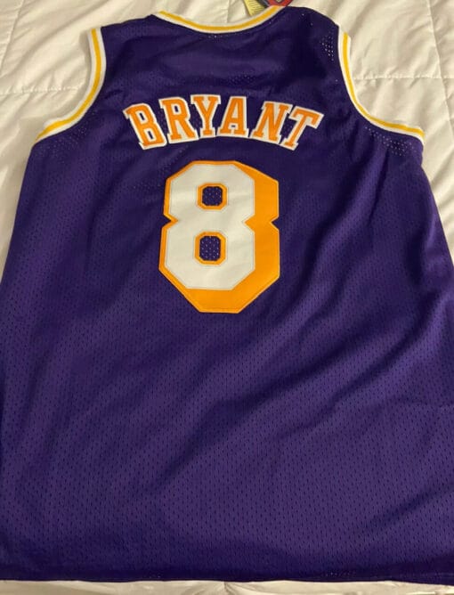 Bryant #8 Basketball Purple Jersey