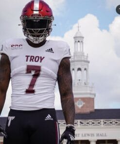 Troy University Custom White Jersey