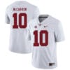 Alabama Crimson Tide #10 A.J McCarron College Football Jersey White