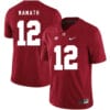 Alabama Crimson Tide #12 Joe Namath College Football Jersey Red
