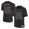 Alabama Crimson Tide #15 Ronnie Harrison College Football Jersey Black