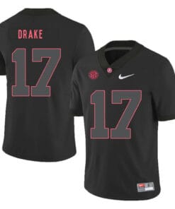Alabama Crimson Tide #17 Kenyan Drake College Football Jersey Black