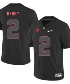 Alabama Crimson Tide #2 Derrick Henry College Football Jersey Black