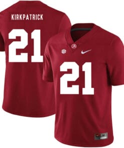 Alabama Crimson Tide #21 Dre Kirkpatrick College Football Jersey Red