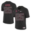 Alabama Crimson Tide #25 Kareem Jackson College Football Jersey Black