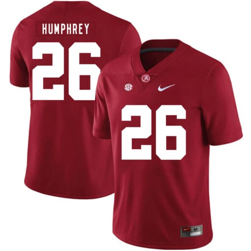 Alabama Crimson Tide #26 Marlon Humphrey College Football Jersey Red