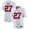 Alabama Crimson Tide #27 Derrick Henry College Football Jersey White