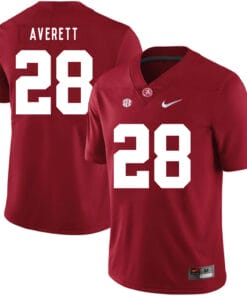 Alabama Crimson Tide #28 Anthony Averett College Football Jersey Red