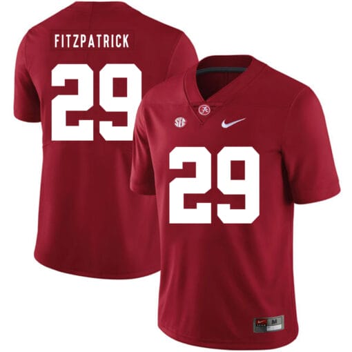 Alabama Crimson Tide #29 Minkah Fitzpatrick Football Jersey Red