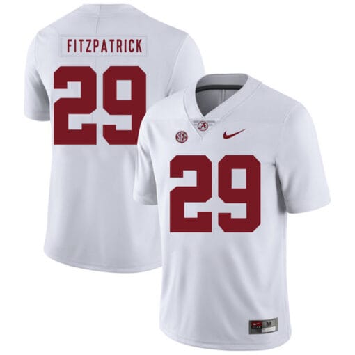 Alabama Crimson Tide #29 Minkah Fitzpatrick Football Jersey White