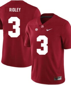 Alabama Crimson Tide #3 Calvin Ridley College Football Jersey Red