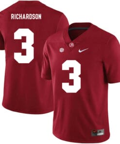 Alabama Crimson Tide #3 Trent Richardson College Football Jersey Red