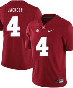 Alabama Crimson Tide #4 Eddie Jackson College Football Jersey Red
