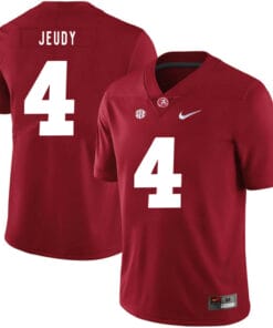 Alabama Crimson Tide #4 Jerry Jeudy College Football Jersey Red