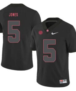 Alabama Crimson Tide #5 Cyrus Jones College Football Jersey Black