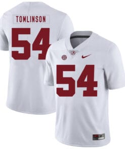 Alabama Crimson Tide #54 Dalvin Tomlinson College Football Jersey White