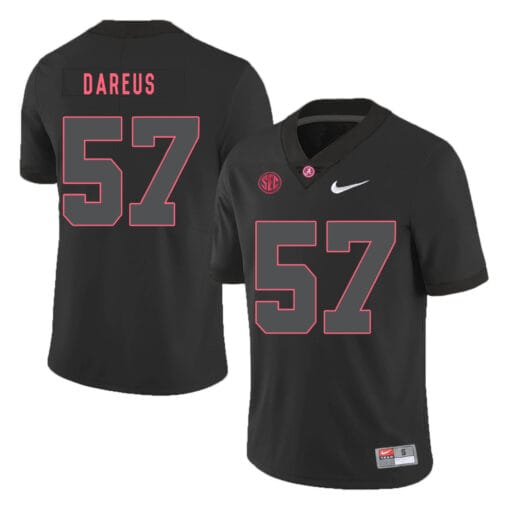 Alabama Crimson Tide #57 Marcell Dareus College Football Jersey Black