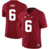 Alabama Crimson Tide #6 Blake Sims College Football Jersey Red