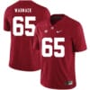 Alabama Crimson Tide #65 Chance Warmack College Football Jersey Red