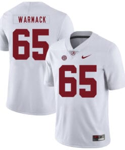 Alabama Crimson Tide #65 Chance Warmack College Football Jersey White