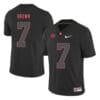 Alabama Crimson Tide #7 Tony Brown College Football Jersey Black