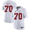 Alabama Crimson Tide #70 Ryan Kelly College Football Jersey White