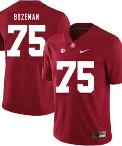 Alabama Crimson Tide #75 Bradley Bozeman College Football Jersey Red