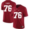 Alabama Crimson Tide #76 D.J. Fluker College Football Jersey Red