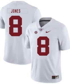 Alabama Crimson Tide #8 Julio Jones College Football Jersey White