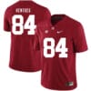 Alabama Crimson Tide #84 Hale Hentges College Football Jersey Red