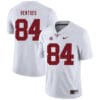 Alabama Crimson Tide #84 Hale Hentges College Football Jersey White