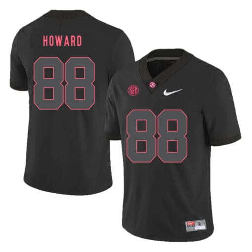 Alabama Crimson Tide #88 O.J Howard College Football Jersey Black
