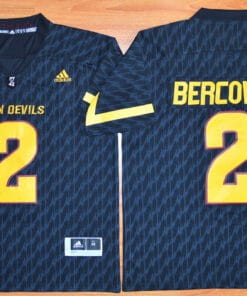 Arizona State Sun Devils #2 Mike Bercovici Football Jersey Black