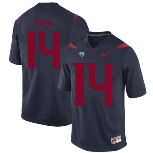 Arizona Wildcats #14 Khalil Tate NCAA College Football Jersey Blue