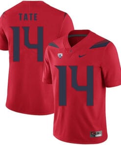 Arizona Wildcats #14 Khalil Tate NCAA College Football Jersey Red