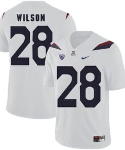 Arizona Wildcats #28 Nick Wilson NCAA College Football Jersey White