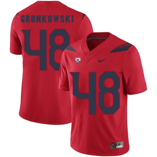 Arizona Wildcats #48 Rob Gronkowski NCAA College Football Jersey Red