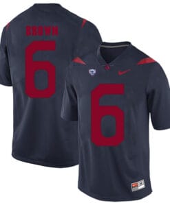 Arizona Wildcats #6 Shun Brown NCAA College Football Jersey Blue