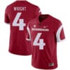 Arkansas Razorbacks #4 Jarius Wright College Football Jersey Red