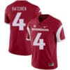Arkansas Razorbacks #4 Keon Hatcher College Football Jersey Red