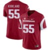 Arkansas Razorbacks #55 Denver Kirkland College Football Jersey Red