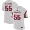 Arkansas Razorbacks #55 Denver Kirkland College Football Jersey White
