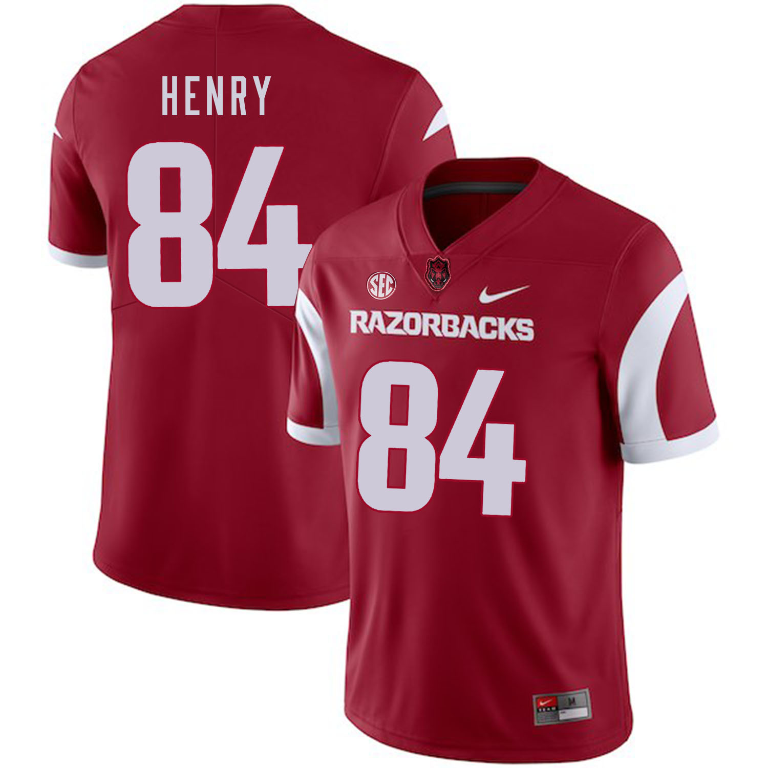 Arkansas Razorbacks #84 Hunter Henry College Football Jersey Red