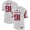 Arkansas Razorbacks #91 Darius Philon College Football Jersey White