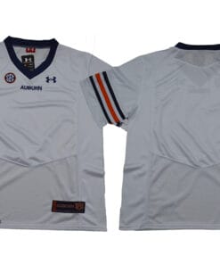 Auburn Tigers Blank Edition Retro College Football Jersey Under Armour White