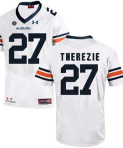Auburn Tigers Under Armour #27 Robenson Therezie Football Jersey White