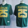 Baylor Bears #25 Lache Seastrunk College Football Jersey Green Yellow