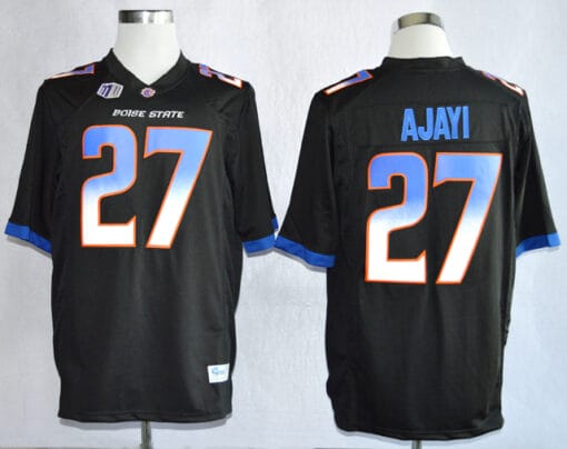 Boise State Broncos #27 Jay Ajayi College Football Jersey Black With Patch