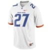 Boise State Broncos #27 Jay Ajayi College Football Jersey White