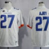 Boise State Broncos #27 Jay Ajayi College Football Jersey White Blue
